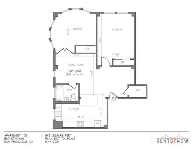 Floorplan - 500 Stanyan