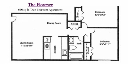 2BR/1BA - Infinity Park Townhomes