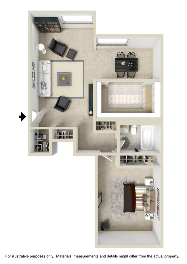 Floorplan - Cedarwood Apartments