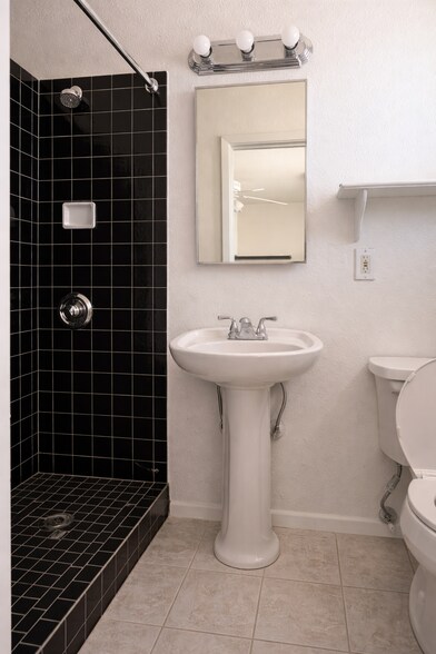 Master bathroom, walk-in shower - 715 W 18th St