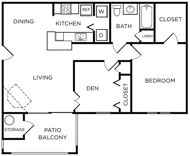 Floorplan - Westbury Mews Apartments