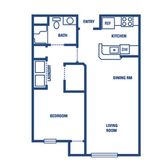 1BR/1BA - Princeton Court Senior Residences - AGE 55+