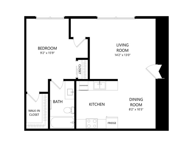 Floorplan - The Ace Apartments