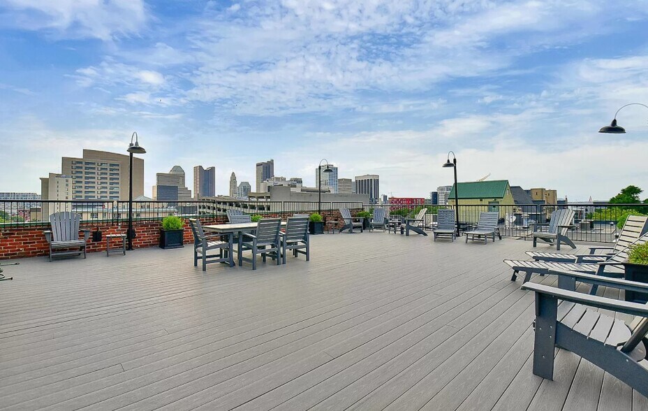 New rooftop deck - 432 E. Rich St