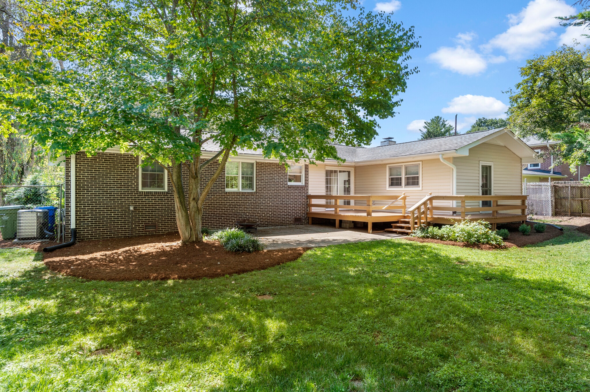 Rear of house - 1111 Cherokee Dr