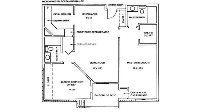 2BR/2BA - The Edgerton
