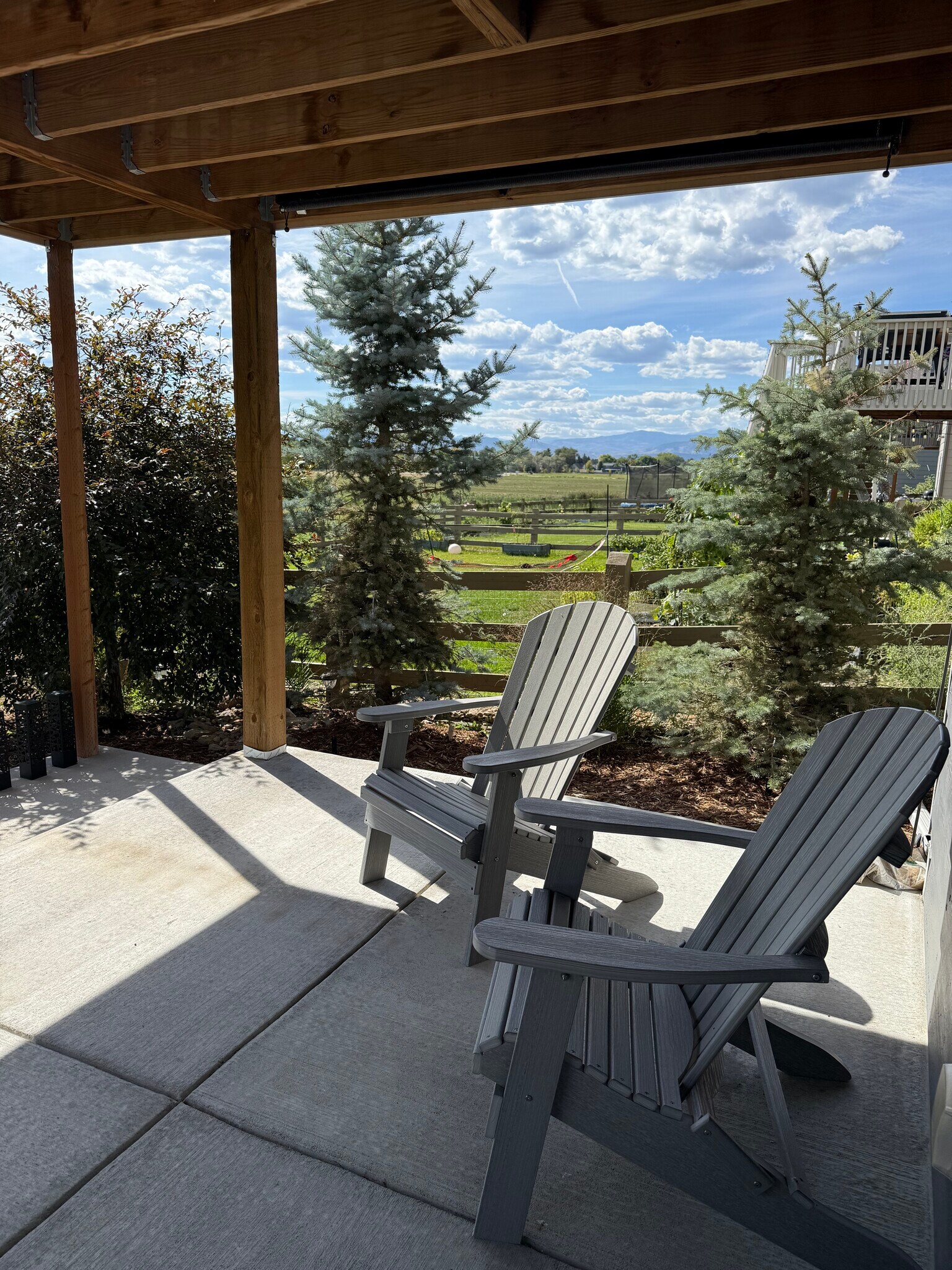 Covered patio with Mountain View - 5383 Homeward Dr