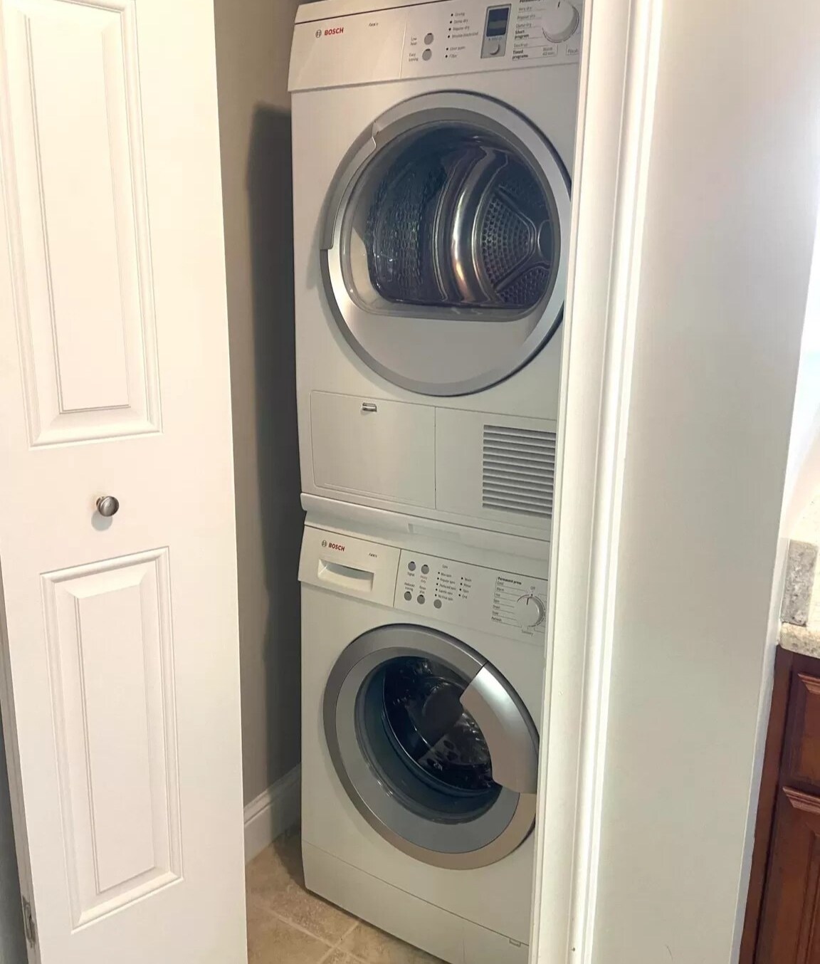 Full size Bosch Washer/Dryer in unit - 225 Sky Sail Blvd