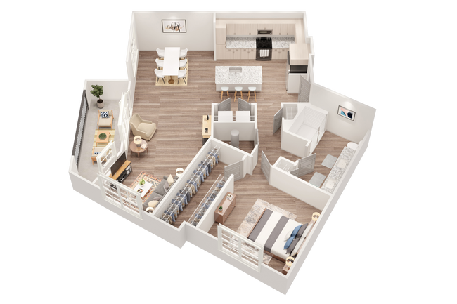 Floorplan - The Samford Glenn Apartments