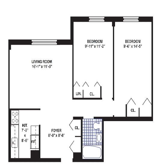 2BR/1BA - Stevenson Commons