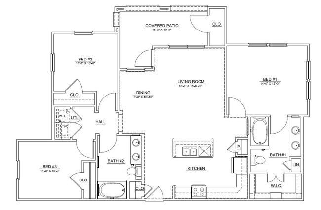 C1 3 Bed 2 Bath - Twin Creeks at Alamo Ranch