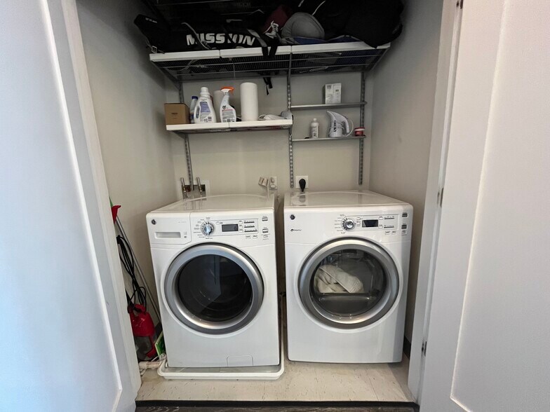 Washer/Dryer and Shelves - 1350 Maryland Ave NE