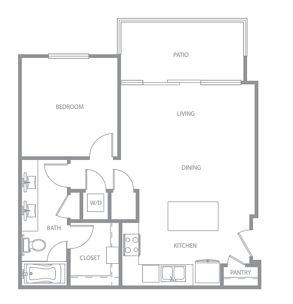 A1 Floorplan - Twelve Cowboys Way