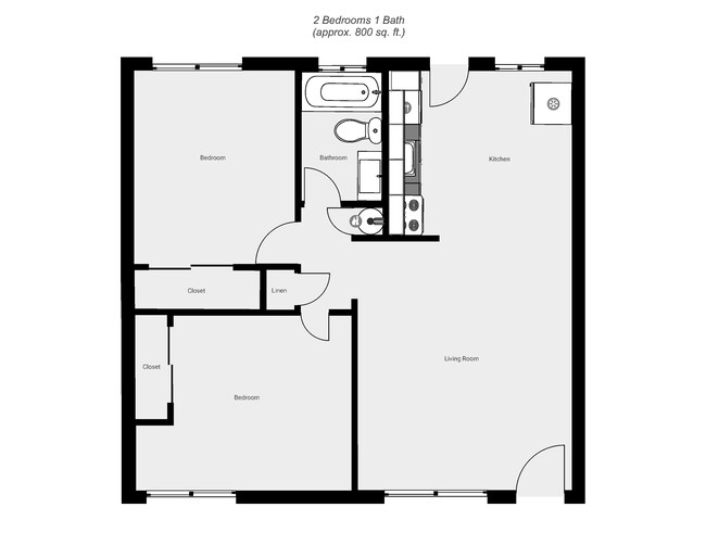 Floorplan - Carmel Plaza Apartments