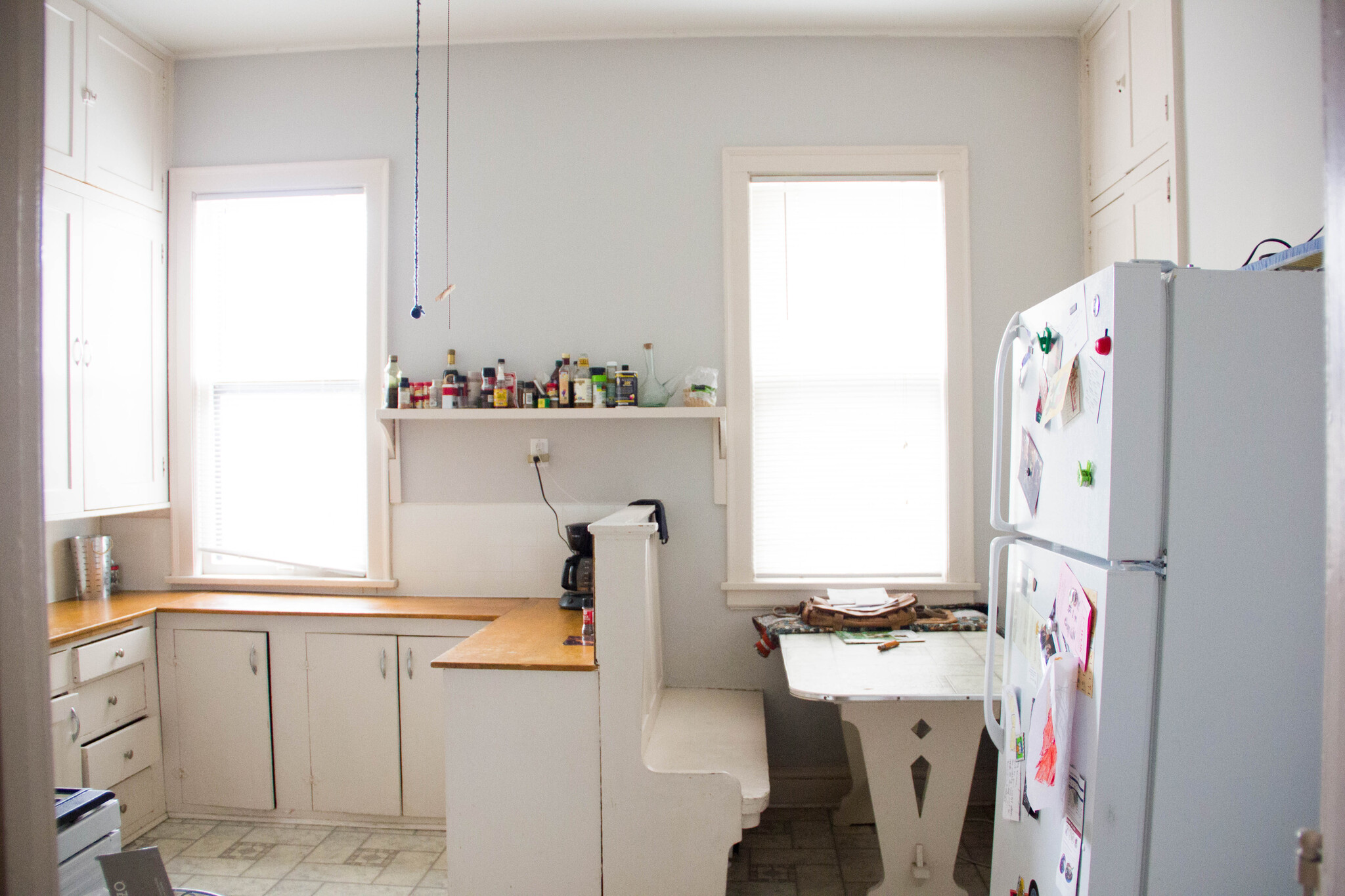 Lots of counter space and a built-in kitchen table - 2421 1st Ave S