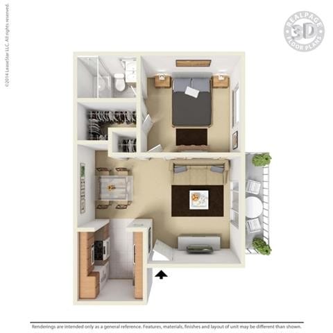 Floorplan - Aviare Place Apartments