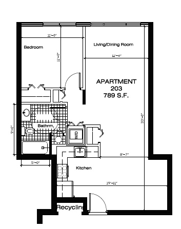 1BR/1BA - The Colonade