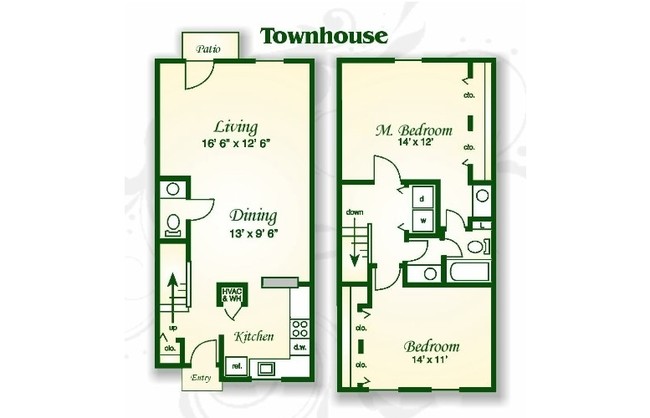 Floorplan - Beachwood Park Apartments and Townhomes