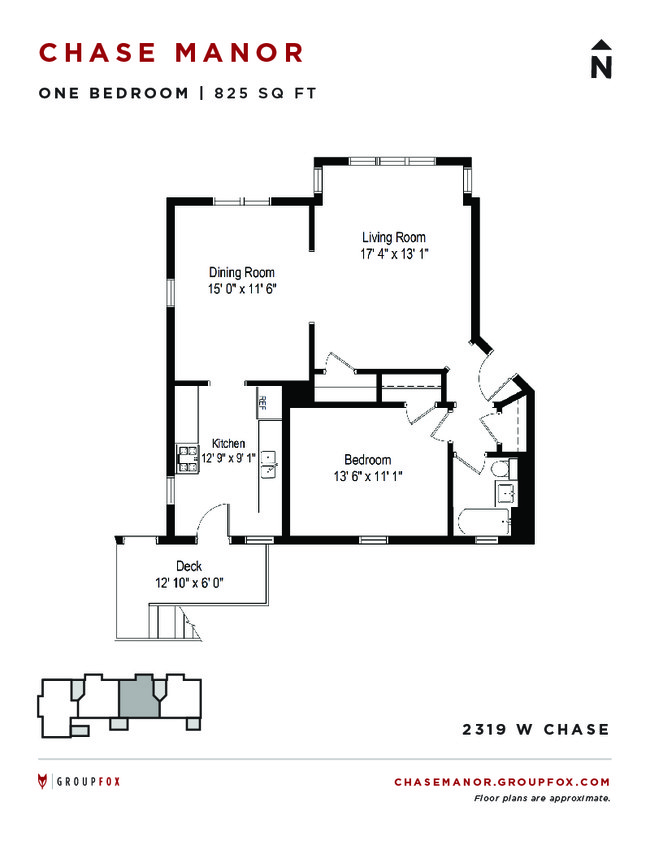 Floorplan - Chase Manor