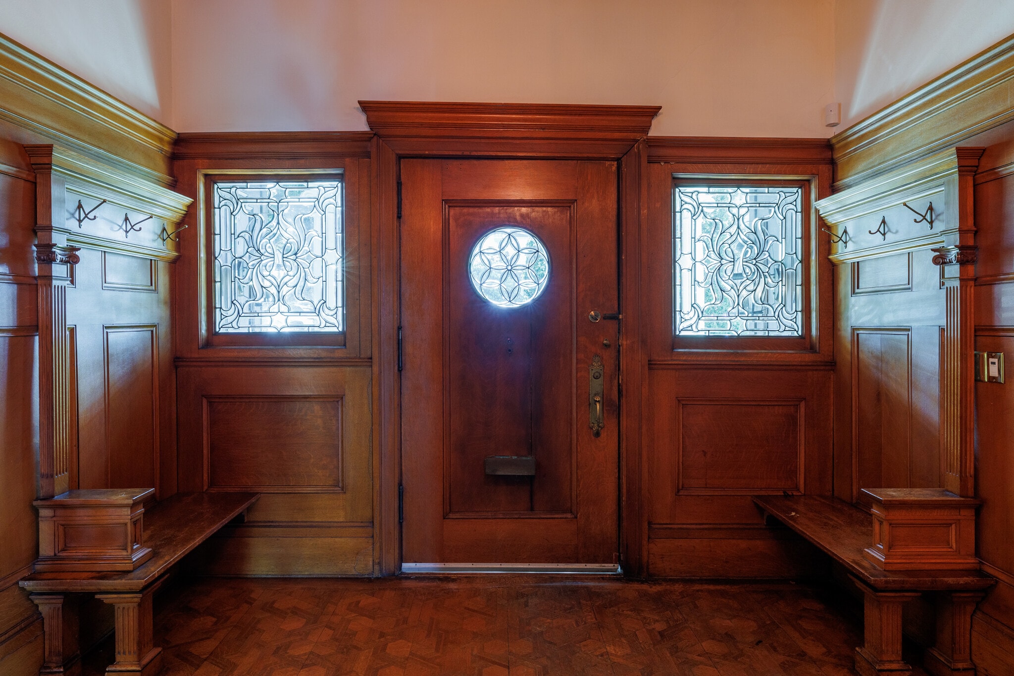 FRONT DOOR W/LOVELY LEADED GLASS WINDOWS FROM 1898 - 2398 Broadway