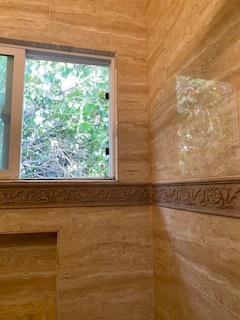 Beautifully marble tile the bathroom with Jacuzzi tub. - 1857 Pandora Ave