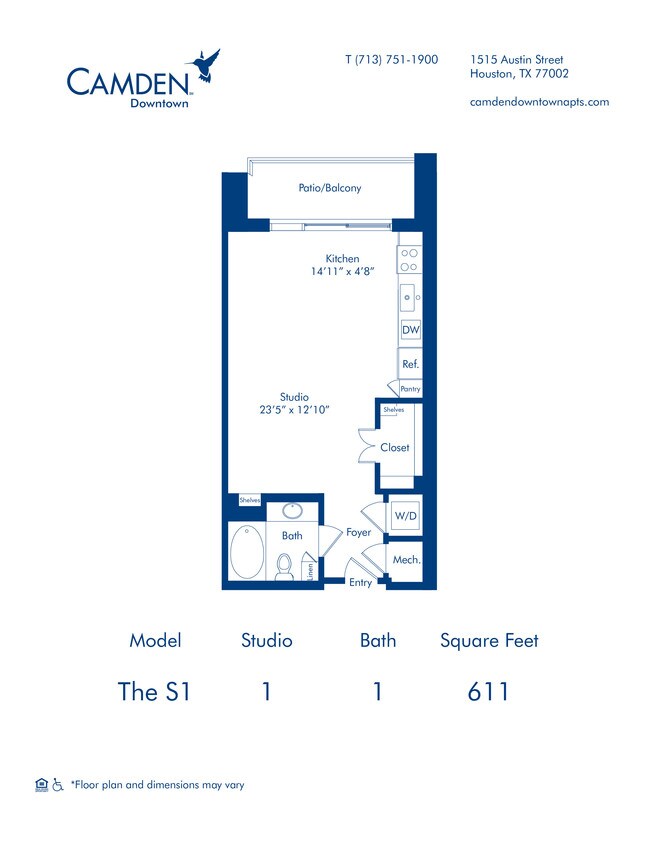 Floorplan - Camden Downtown