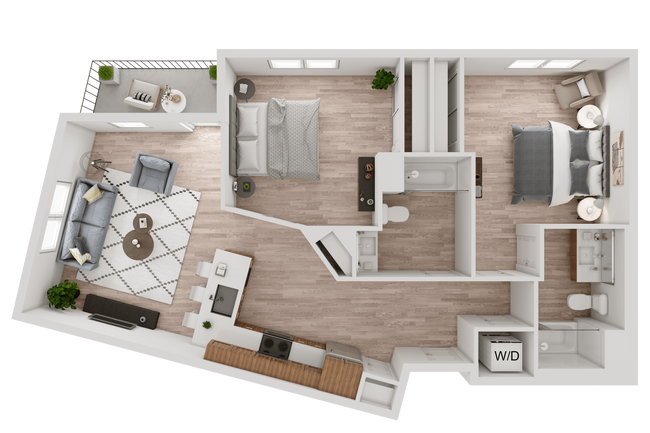 Floorplan - Nine88 Apartments