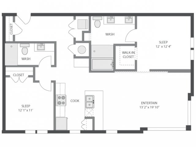 Floorplan - AMLI Old 4th Ward