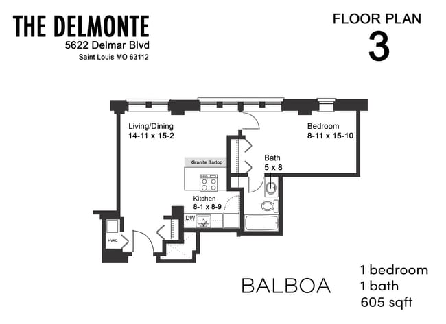Floorplan - The Delmonte
