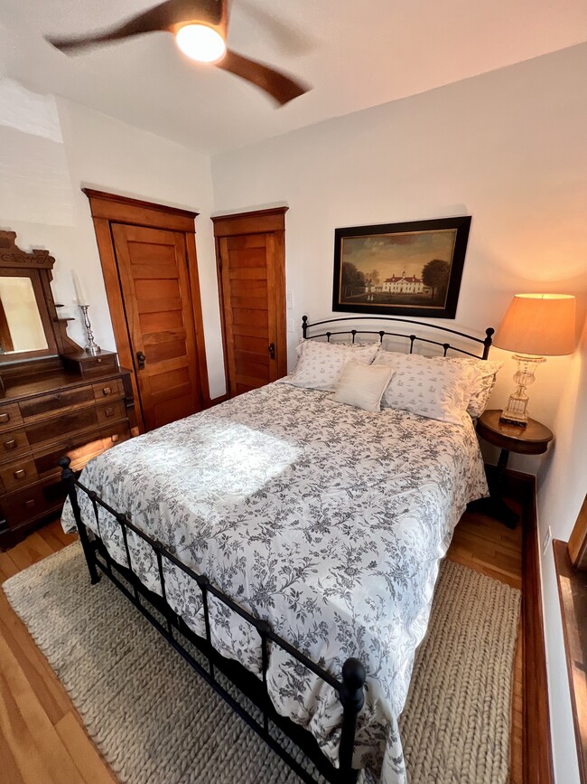 Very cozy and inviting bedroom with walk in closet. - 2424 Stevens Ave