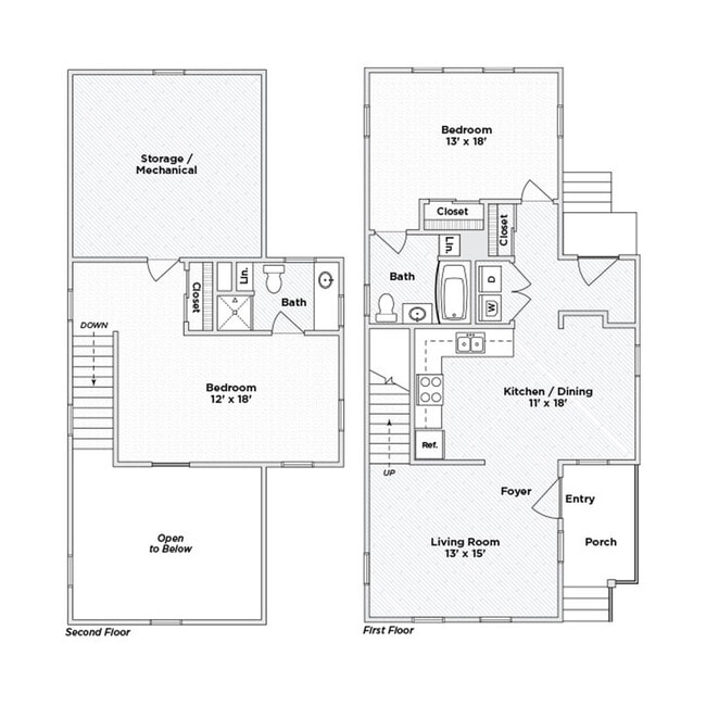 Floorplan - New Village Homes & Whitney Young Townhomes