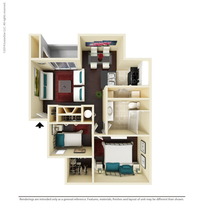 Floorplan - Silverton Apartment Homes