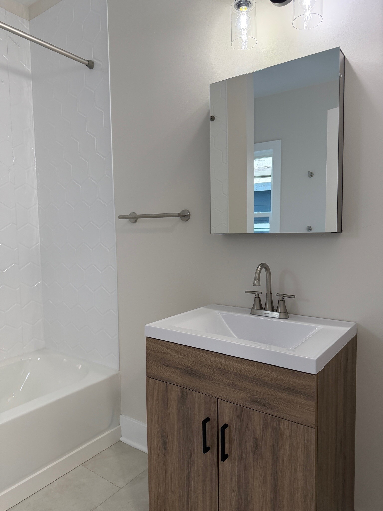 vanity and storage medicine cabinet - 202 Vermont St