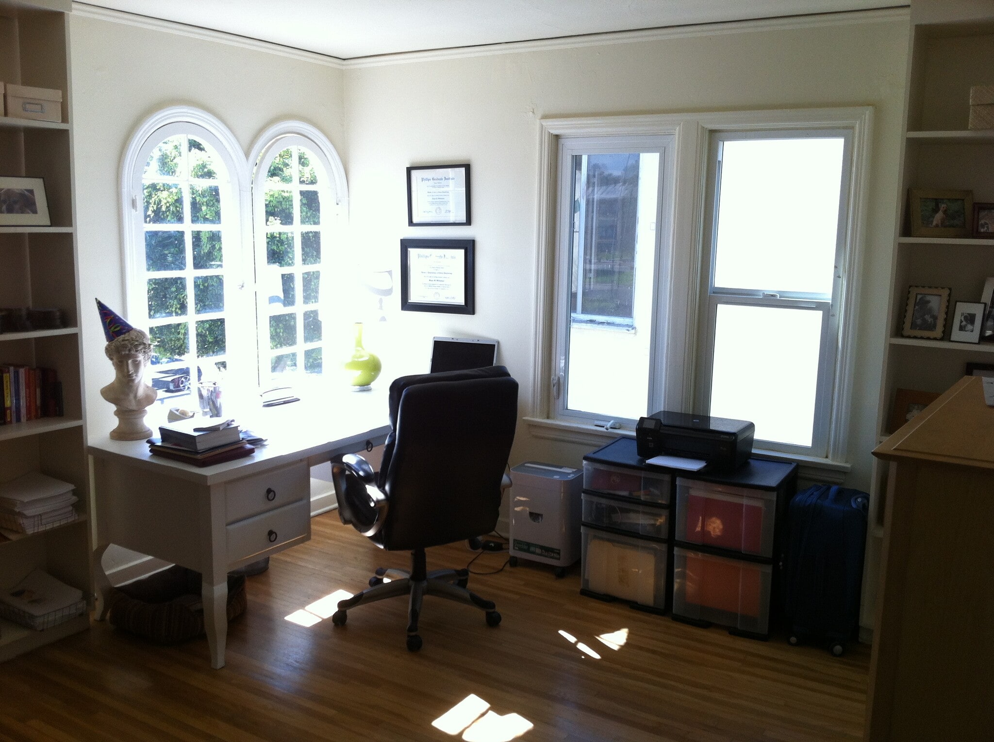 Front Bedroom as an office - 1213 S Ridgeley Dr