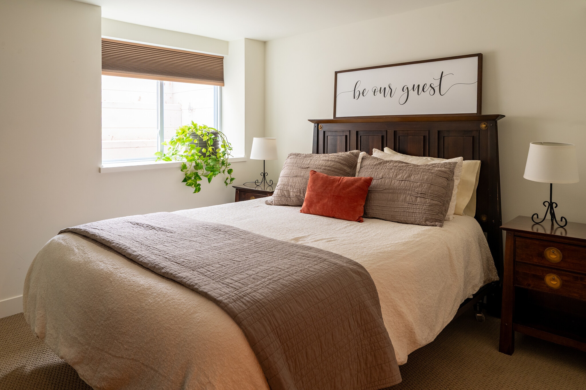 Bedroom number five in the basement with an oversized egress - 1697 Pinehurst Ave