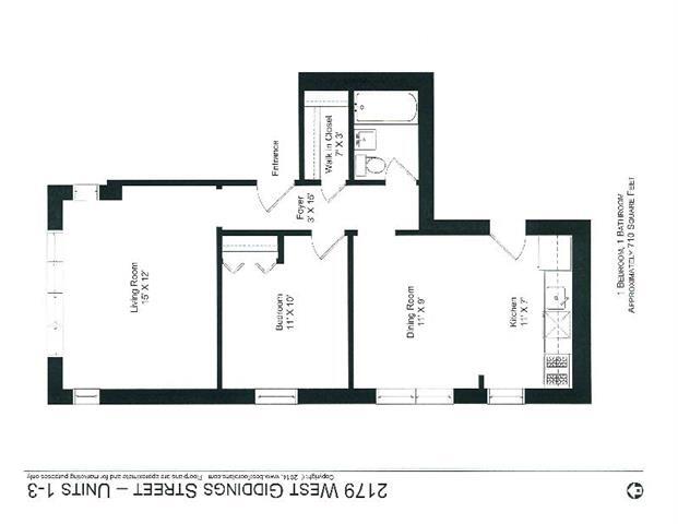 Floorplan - 4715-25 N. Leavitt