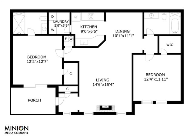 Floor Plan - 3020 E Stillwater Lndg
