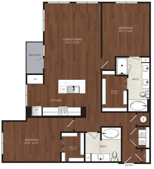 Floorplan - The Park at Katy Trail
