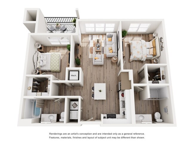Floorplan - The Metropolitan 55+