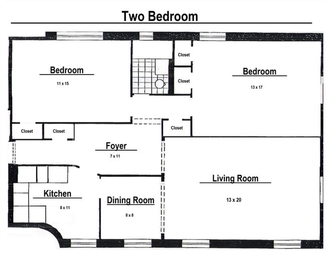 2 BR Floor Plan - COLONIAL GARDENS TRENTON PROUD LLC - Regul...