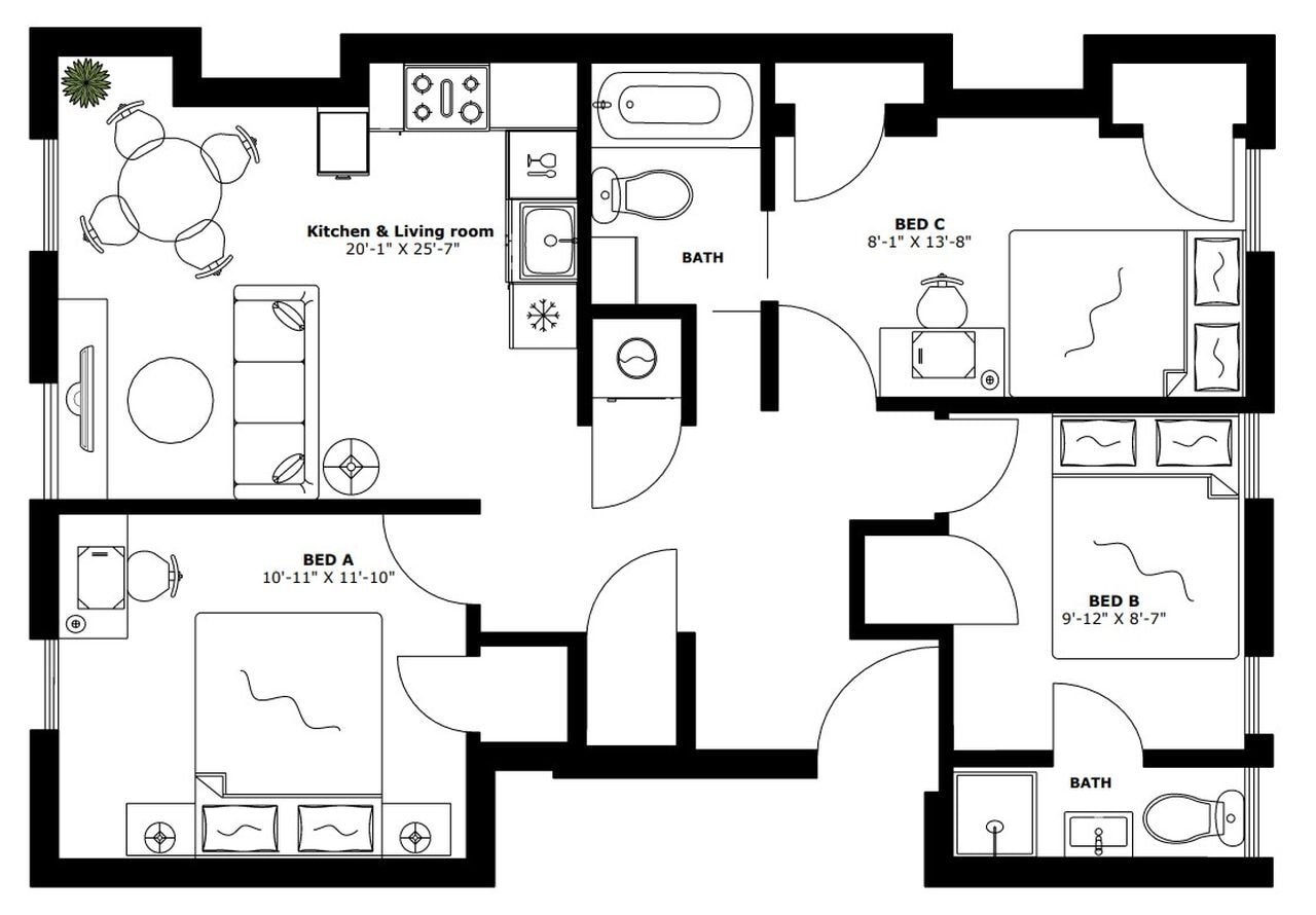 Building Photo - Room in Shared 3 bed/2 bath home