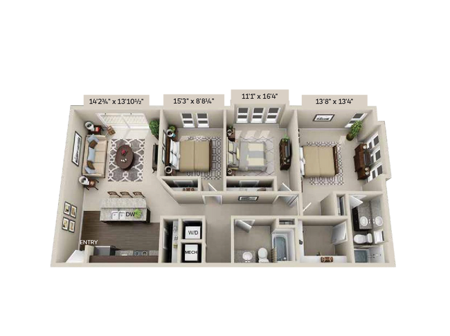 Floorplan - AVA South End