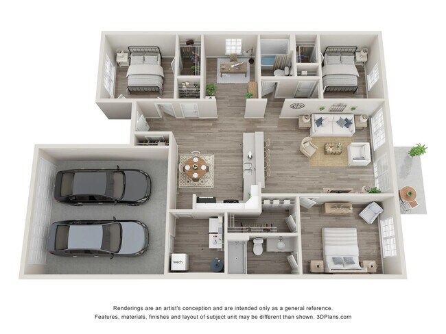 Bayhill Floor Plan - Woods at Countryside Crossing