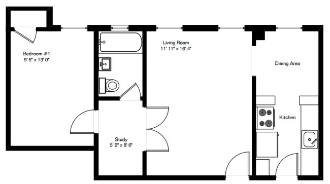 1BR/1BA - Don Martin Apartments