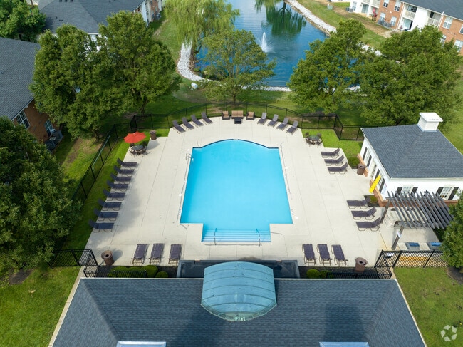 Pool - Birds Eye View - Alexander Court (Old)