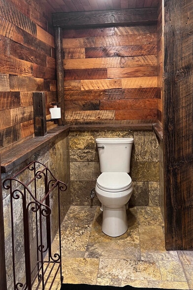 Toilet across from shower - 3575 N Brookside Ln