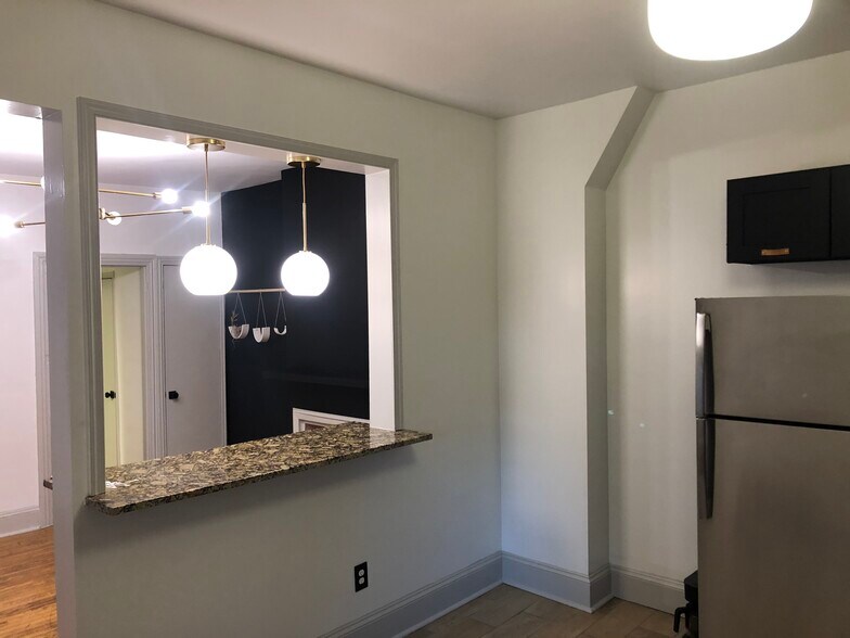 Kitchen Bar and Livingroom - 3702 Spring Garden St