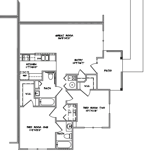 2BR/2BA - Arbor Garden