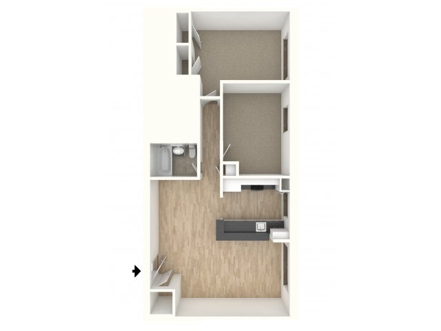 Two Bedroom Apartment - City View Apartments