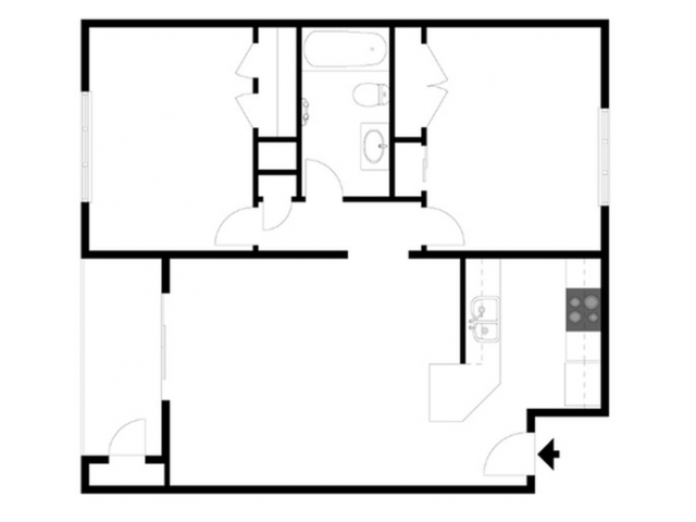 Sycamore | 2 Bed 1 Bath - Treehouse